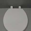 KOHLER 20111-0 Brevia, Slow Close Toilet Seat, Round Toilet Seat, Grip-Tight Bumpers Quick-Attach Hardware, White