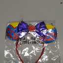 JIAHANG Mouse Ears Princess Headband with Sequin, Hair Bow Hair Hoop, Masquerade Party Decoration Princess Headwear Hair Accessories for Women Girls