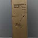 36 Inch Heavy Duty Snow Pusher, Extra Wide Snow Shovel for Driveway, Sidewalk, Patio, Deck & Doorway Snow Removal, Ergonomic Back Saver Snow Plow with UHMW-PE Blade, Non-Slip Grip Handle