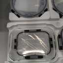 HOMBERKING 18 Piece Glass Food Storage Containers with Lids, Glass Meal Prep Containers, Airtight Lunch Bento Boxes, BPA-Free & Leak Proof, Oven, Freezer and Dishwasher Safe (9 lids & 9 Containers) (Black)