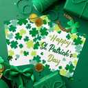 50-Piece St. Patrick's Day Party Supplies Kit Irish Themed Set Lucky Shamrock Napkins Accessories for Irish St. Patrick's Party Dco