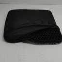 Gel Seat Cushion for Long Sitting(Super Large & Thick) - Wheelchair Cushion for Pressure Sores - Office Chair Car Seat Cushion for Coccyx, Sciatica, Back Pain - Egg Seat Cushion with Non-Slip Cover (Black)