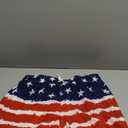 BRISIRA Mens Swim Trunks Bathing Suit 5 Inch Inseam Compression Liner Beach Swim Shorts Swimwear Quick Dry Zipper Pocket (28, Americanflag)