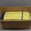 Hushee 6 Pack Large Microfiber Tube Mop Heads 18 oz Heavy Duty Commercial Industrial Wet Mop Head Refill Reusable Machine Washable Looped End Mopheads for Hardwood, Tile, Laminate Floors (Yellow)