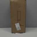 16" Black Dusk to Dawn LED Outdoor Wall Light, Large Exterior Lighting Fixture, Modern Outside Wall Mounted Porch Sconce, Waterproof Patio Lantern Lamp with Sensor, 1 Pack