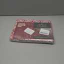 Christmas Area Rug 2x3 Red Snowflake Holiday Decorative Doormat Entryway Kitchen Washable Non Slip Soft Low Pile Small Carpet for Living Room Bedroom Entrance Dining Room Bathroom