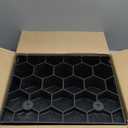 5" Rise 2pack Rubber Curb Ramps for Wheelchair Threshold Driveway Doorway Shed, Truck Car Motorcycle Bike Cart Lawn Mowers Angled Step Entry in Ramp, 7000lbs Heavy Duty Powersports Loading Ramp