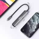 Dockteck USB C Hub, 5 in 1 USBC Hub Multiport Adapter with 4K HDMI, 2 USB A 5Gbps Data Ports, MicroSD and SD Card Reader, for MacBook Pro, MacBook Air, iPad Pro, Microsoft Surface Pro, and More