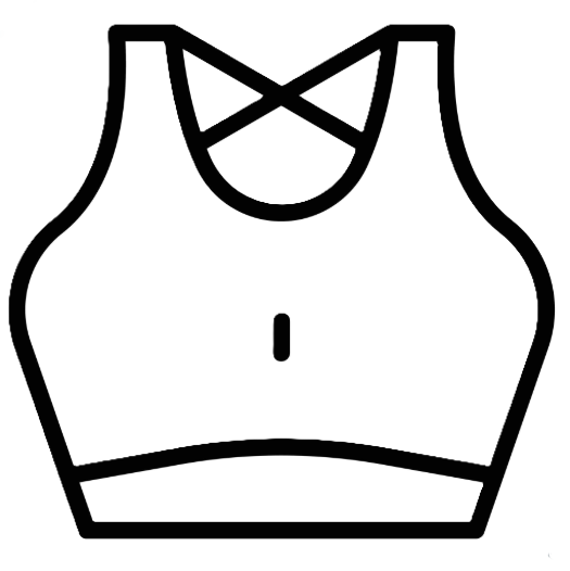 Womens' Sports Bra Longline Wirefree Padded with Medium Support (Small, Rose Red)