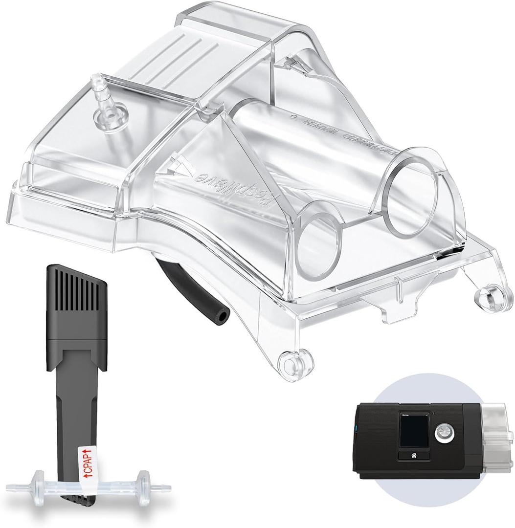 Universal Tubing Adapter for ResMed AirSense 10 & AirCurve 10 with Silicone Gasket Pre-Installed & 1 Pack Replacement Cartridge Filter Kit for SoClean 2, Compatible for SoClean CPAP Cleaner Machines