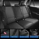 redblue RAV4 Seat Covers, Leather SUV Car Seat Covers Full Set, Custom Fit