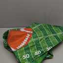 DEKIFNHG American Football Round Tablecloth 60 Inch, Rugby Ball Decorations Round Table Cloth for Easter Holiday Picnic Party Indoor Outdoor