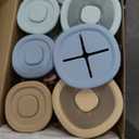 Moonkie Silicone Baby Food Containers | 8oz/4 oz Baby Food Storage Jars with Airtight Lids and A Snack Cup Lid | Freezer,Microwave and Dishwasher Safe, Reusable Baby Food Jars for Infant & Toddler