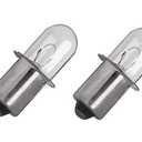 HASMX 18V Xenon Bulb Replacement for Porter Cable PC180FL PCL180L Flashlight Work Lights 18 Volt Xenon Bulbs (2-Pack)