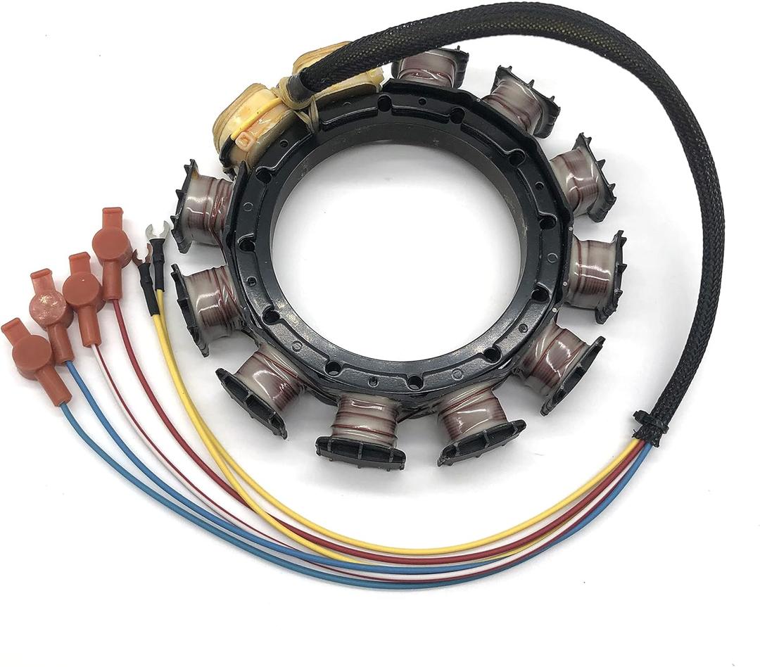 Stator For Mercury 174-5454K1 Outboard 40 45 50 55 60 65 70 75 85 HP 398-5454A21 5454A26 5454A22 5454A25 832075a20 2-Stroke 9-Amp 3&4 Cylinder