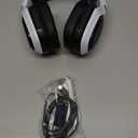 Ozeino 2.4GHz Wireless Gaming Headset for PC, Ps5, Ps4 - Lossless Audio USB & Type-C Ultra Stable Gaming Headphones with Flip Microphone, 40-Hr Battery Gamer Headset for Switch, Laptop, Mobile, Mac (Black and White)