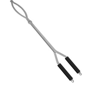 40" Fire Tongs Fire Pit Tongs Set, Stainless Steel Fireplace Tongs Log Grabber Suitable for Outdoor Fireset Fire Pit Bonfire Camp Fire Backyard Deck Indoor Fireplace Tools