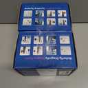 2 x Kitchen Hooks, Tool-Free Adhesive Wall Hook Hanging - Dragonfly Butterfly 4 Color Acrylic (Frosted) Family, Suermarket, Restaurant, Coffee Shop, Office, Two-Tier Wings Gold Hooks8Pack