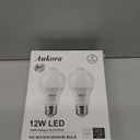 Aukora Motion Sensor Light Bulbs, 12W (100-Watt Equivalent) E26 Motion Activated Dusk to Dawn Security Bulb Outdoor/Indoor for Front Door Porch Garage Basement Hallway Closet(Cold White 2 Pack)