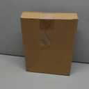 Amyhill 16 Pcs White Christmas Village Set with Cedar Pine Decor Wooden House Blocks Christmas Town Village Decor for Tiered Tray Decoration Fireplace Mantel Holiday Window Table Centerpieces