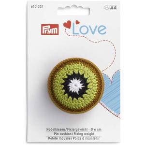 Prym PRYM_610331-1 Love Pin Cushion/Fixing Weight Kiwi, Green, One Size