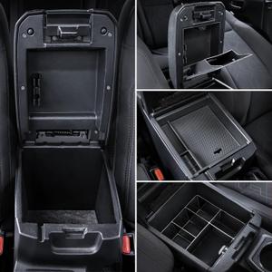 Carlimeki Center Console Organizer (3-piece set) for Tacoma 2016-2023 - for Tacoma Accessories