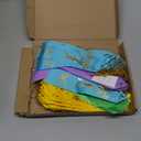 Berlune 100 Pcs Field Day Ribbons Bulk Best Day Ever Award Ribbon Participation Ribbon Honorable Mention Prize Ribbons with Event Card and Rope for Competition Sports Event Contest