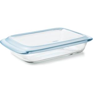 OXO Good Grips Freezer-to-Oven Safe 3 Qt Glass Baking Dish with Lid, 9 x 13