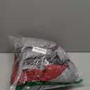 MUXHOMO 7 Pieces King Comforter Set, Reversible Bed in a Bag King Size, All Season Bedding Set with Comforter, Flat Sheet, Fitted Sheet, Pillowcases & Shams, Burgundy & Grey (King (104"x90"))