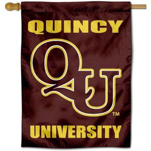 QU Hawks Double Sided House Flag