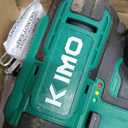 KIMO Cordless Drill Set with 20V 2.0Ah Battery 2 Packs, 0-1350 RPM, Max 350 In-lb Torque, 3/8" Keyless Chuck, 18+2 Clutch Setting, 18pcs Accessories, Power Drill for Drilling Wood Bricks Walls Metal