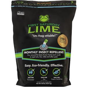First Saturday Lime Insect Deterrent 20LB | Natural Repellent for Outdoors
