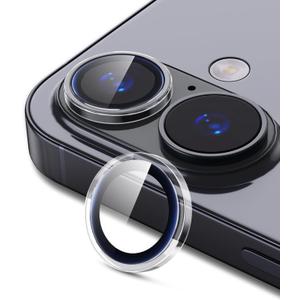4 x Compatible for iPhone 17 Camera Lens Protector, Explosion-Proof 9H Tempered Glass with Clear Original Style Ring, Ultra HD Clarity, Anti-Scratch Lens Protection Cover, Case Friendly (Clear)