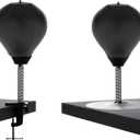 GLACIAL Stress Relief Desktop Punching Bag I Comes with Desk Clamp and Extra Strong Suction Cup