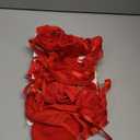 LNACAHVE Lingerie for Women 4 Piece Garter Belt Lingerie Set Floral Lace Bra and Panty with Stockings (Small, Red)