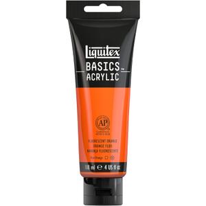 Liquitex BASICS Acrylic Paint, 118ml (4-oz) Tube,  Orange