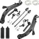 Front Lower Control Arm w/Ball Joint Fit for Subaru Legacy 2010 2011 2012 2013 2014-12 PCS Suspension Kit K623343 K623344 K750422 K9513 EV800049 ES3712