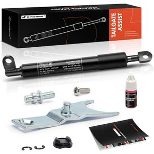 A-Premium Rear Left Tailgate Assist Lift Supports Shock Struts Compatible with Toyota Models - Tacoma 2005 2006 2007 2008 2009 2010 2011 2012 2013 2014 2015 Pickup