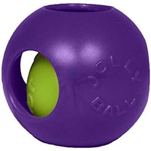 Jolly Pets Teaser Ball Dog Toy, Extra Large/10 Inches, Purple, X - Large/10 Inches (1510 PR)