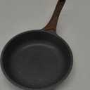 SENSARTE Nonstick Frying Pan Skillet with Lid, Omelet Pan with Cover, Healthy Egg Pan Chef's Pan, Kitchen Cooking Pan, PFOA Free (8inch + Glass Lid)