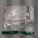 4 Sets Ribbon Twirl Cotton Linen Placemats, 15 inch Embroidery Round Cloth Table Mats with Pink Scalloped Edge Washable Fabric Place Mats Flower Shape for Wedding Baby Shower Party Table Decor (White and Pink)