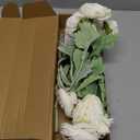 IPOPU White Ranunculus Artificial Flowers, 5PCS Silk Faux Peonies Vingtage Dried Fake Ranunculus with Stems for Wedding Party Garden Vase Home Decoration(White)