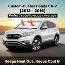 EcoNour Windshield Sunshade Compatible for Honda CR-V 2012-2014 2015 2016, LX, EX, EX-L, Sport, Sport-L, Touring, Sun Visor for Front Window Sun Shade Cover, UV Protector, Car Accessories
