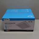 Tech Drive Bathroom fan 110 CFM, 1.5Sone No Attic access Needed Installation,Very Quiet Bath Ventilation and Exhaust Fan, Ceiling Mounted Fan,White Plastic Grille