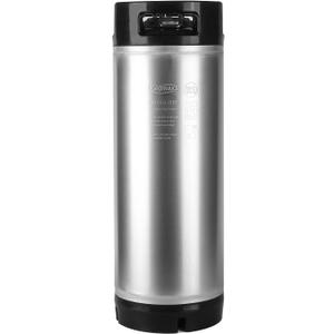 TMCRAFT New 5 Gallon Ball Lock Keg, Stainless Steel Beer Keg with Dual Rubber Handle for Home Brew