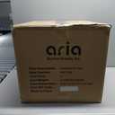 Aria Air Fryer, Non-Stick Ceramic Build, Dishwasher Safe Ceramic Non Toxic Large Sized Airfryer Basket, Touchscreen Display & Auto Shutoff, BPA & Teflon Free with Cookbook (4 Qt Flip Flop (2+2))