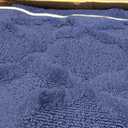 Garland Rug Sparta Non Slip Polypropylene 4 Ft. X 6 Ft. Navy Blue Area Rug- Ideal for Living Rooms & Hallways, Stylish & Durable for High-Traffic Areas