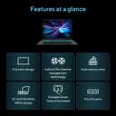ASUS V16 Gaming Laptop, 16” WUXGA 144Hz Display, Intel Core 7 Processor 240H, NVIDIA GeForce RTX 5060, 32GB Memory, 1TB Storage, Windows 11, Matte Black, V3607VM-DS79