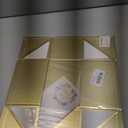 Gold Gift Box 12" x 6" x 4" with Magnetic Closure Lid Gifts Boxe for Presents,Bridesmaid Gifts Box,Cute Boxes,Birthday Gift box,Luxury for Gifts Packaging, Magnetic Gift Boxe for Wrapping Gifts (Gold)