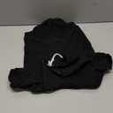 Dog Sweaters for Medium Dogs Dog Hoodie Pet Sweater Soft Solid Brushed Fleece Pet Clothes Hoodie Sweatshirt with Pocket(Black-Medium)